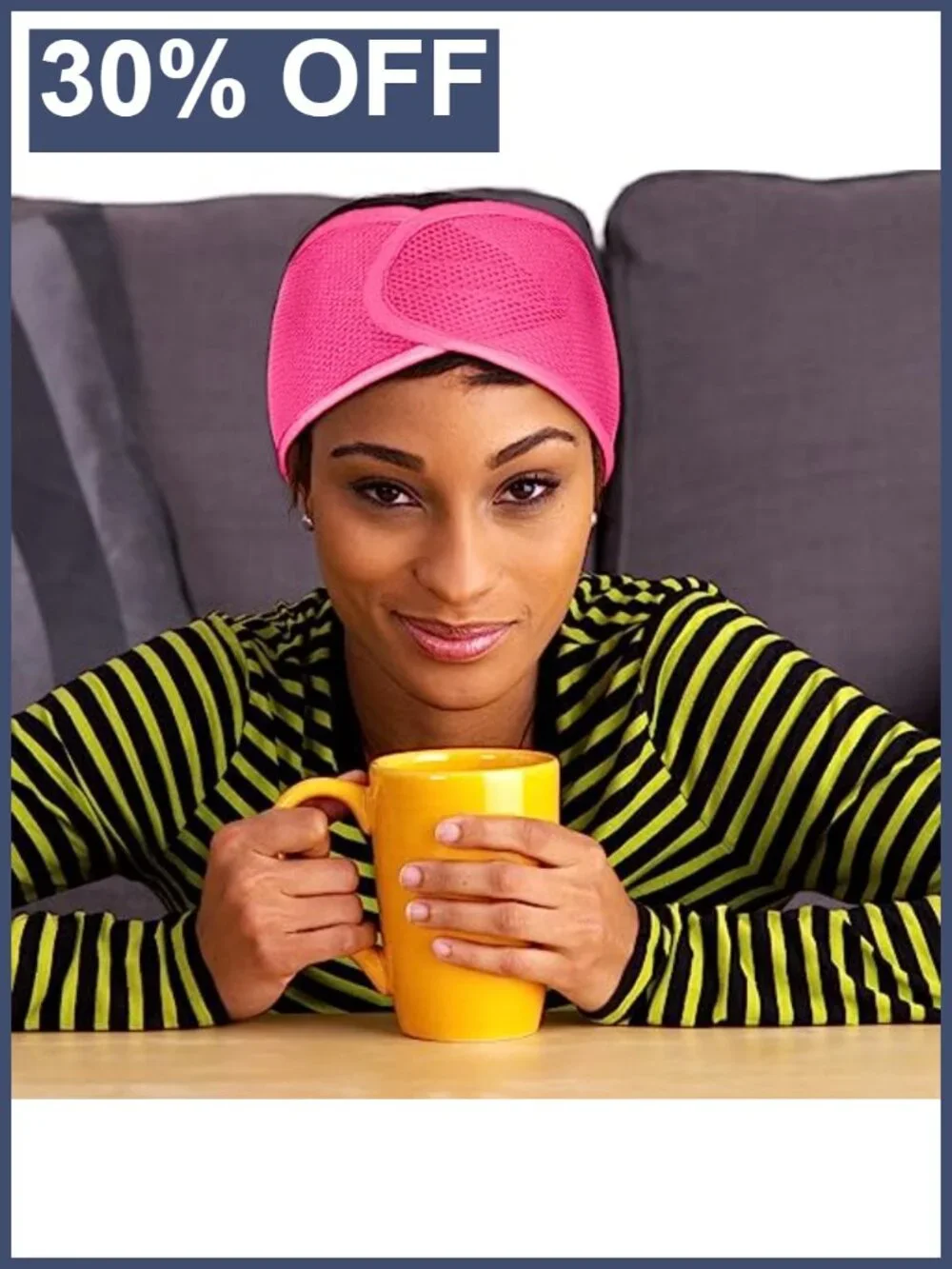Mesh Hair Wraps for Black Women Sleeping Cap Spa Headbands Set of 4
